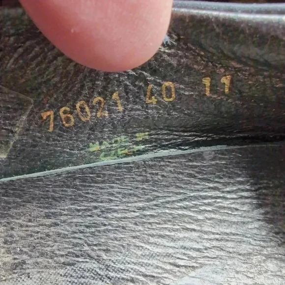 Romika Black Leather Slip on Booties sz 9.5 EU 40 - Picture 7 of 8